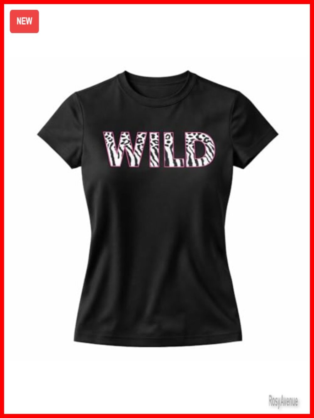 Women's Quick Dry Athletic T-Shirt Animal Print Gym Workout Tee